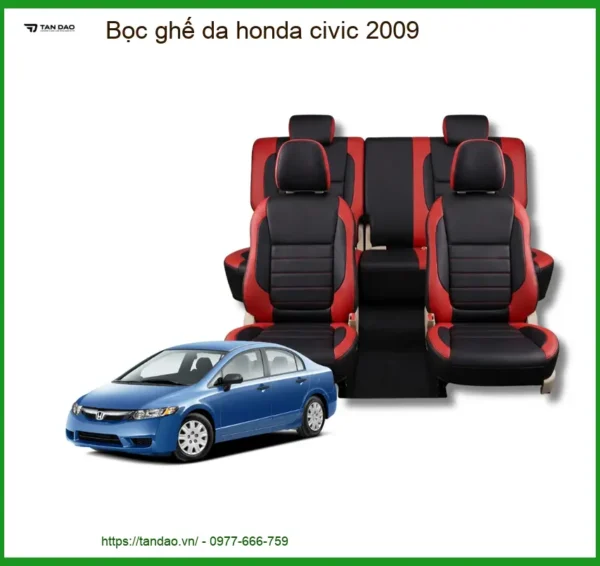 Bọc Ghế Da Honda Civic 2009 - Nâng Cấp Nội Thất Sang Trọng Tại Thành Phát Auto