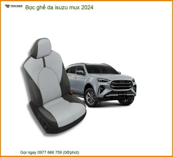 Bọc Ghế Da Isuzu MUX 2024 - Địa Chỉ Lắp Đặt Chính Hãng, Uy Tín Giá Tốt Tại TPHCM