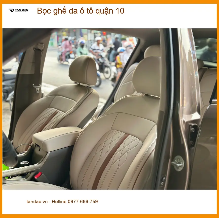 Trung Tâm Thi Công Bọc Ghế Da Ô Tô Tại Quận 10 - Thi Công Chuyên Nghiệp ảnh thực tế 3