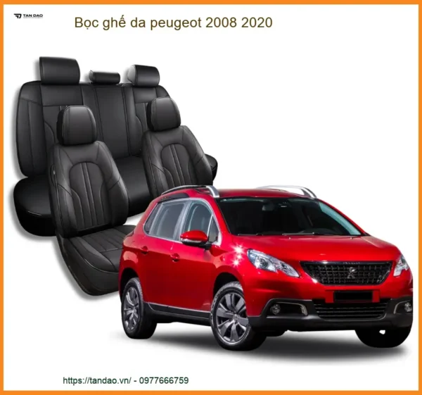 Bọc Ghế Da Peugeot 2008 2020 - Nâng Cấp Nội Thất Sang Trọng, Chuẩn Kỹ Thuật