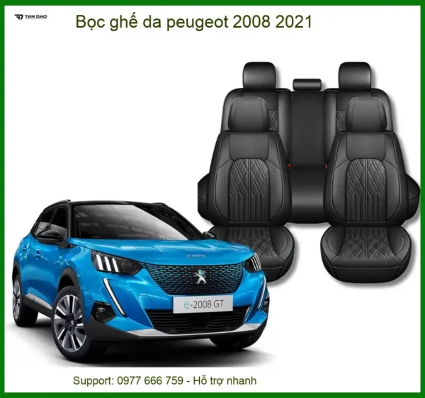 Bọc Ghế Da Peugeot 2008 2021 Cao Cấp - Tăng Sang Trọng, Bền Bỉ