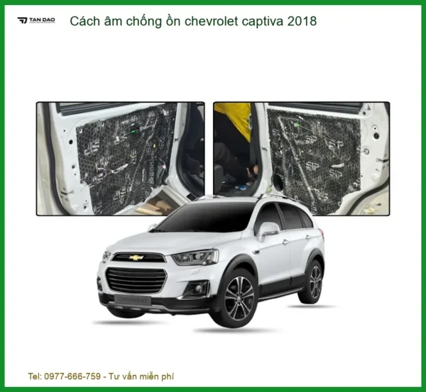 Cách Âm Chống Ồn Chevrolet Captiva 2018 - Giải Pháp Cách Âm Hiệu Quả