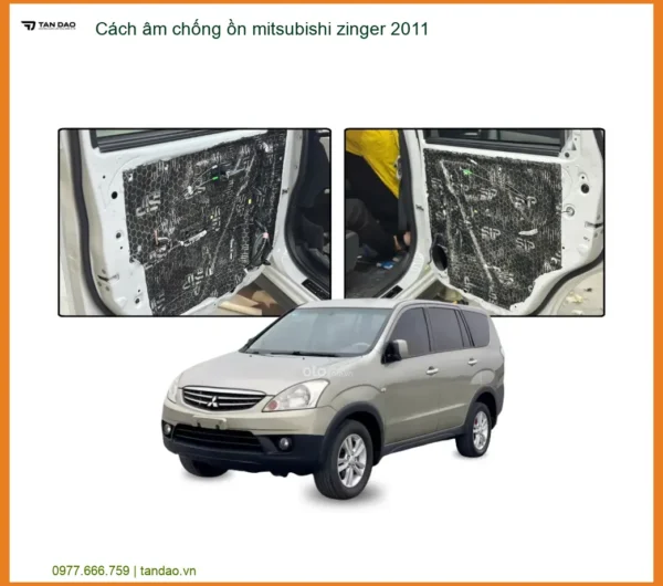 Cách âm chống ồn Mitsubishi Zinger 2011 - Trung Tâm Lắp Đặt Uy Tín TPHCM