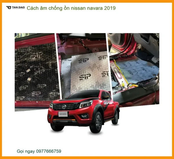 Cách âm chống ồn Nissan Navara 2019 - Địa Chỉ Lắp Đặt Uy Tín TPHCM