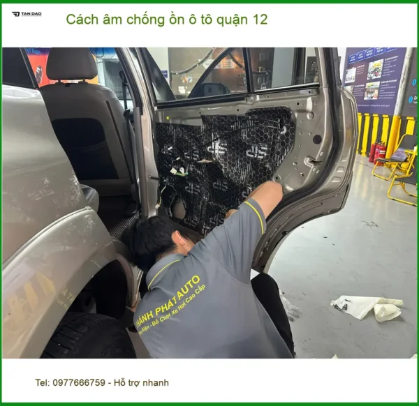 Dịch Vụ Thi Công Cách Âm Chống Ồn Ô Tô Tại Quận 12 - Thi Công Chuyên Nghiệp