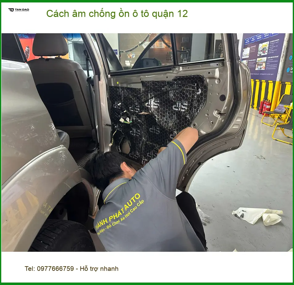 Dịch Vụ Thi Công Cách Âm Chống Ồn Ô Tô Tại Quận 12 - Thi Công Chuyên Nghiệp