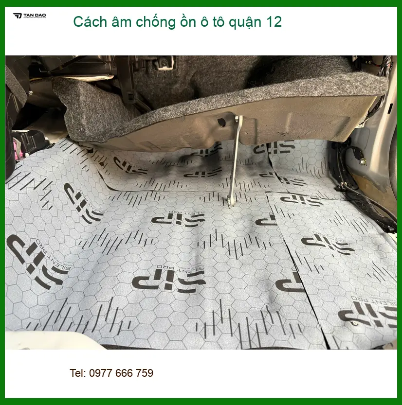 Dịch Vụ Thi Công Cách Âm Chống Ồn Ô Tô Tại Quận 12 - Thi Công Chuyên Nghiệp ảnh thực tế 3