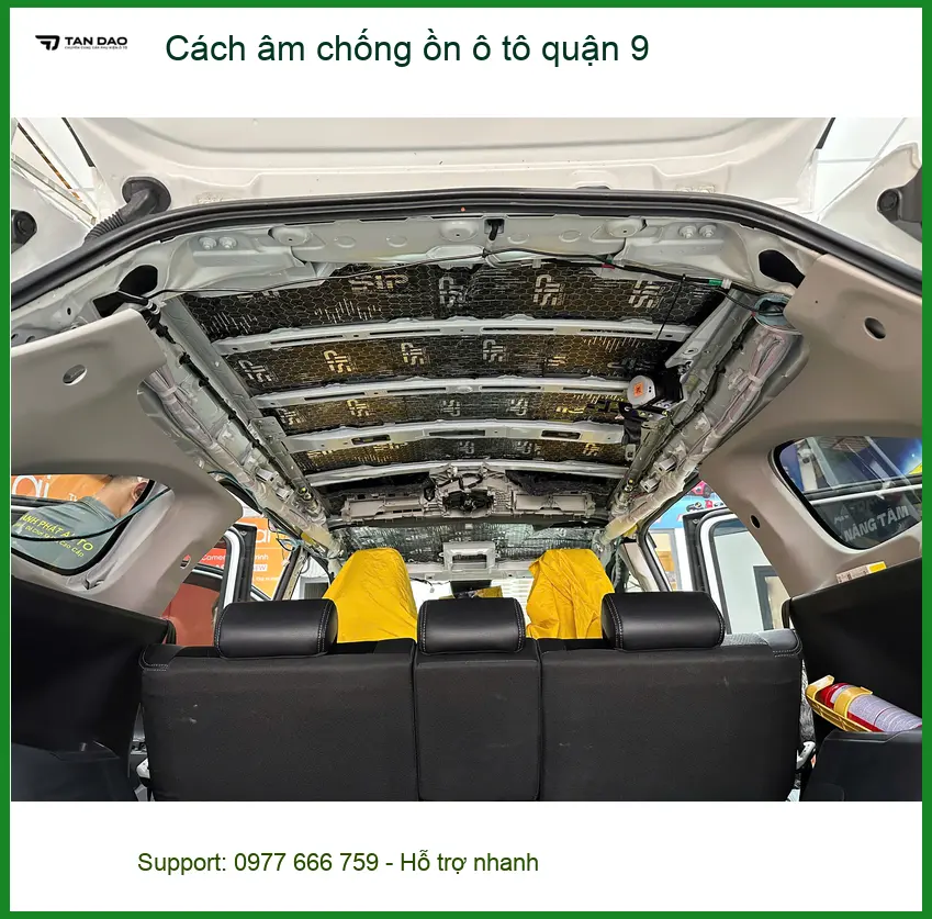 Dịch Vụ Thi Công Cách Âm Chống Ồn Ô Tô tại Quận 9 - Thi Công Chuyên Nghiệp ảnh thực tế 2