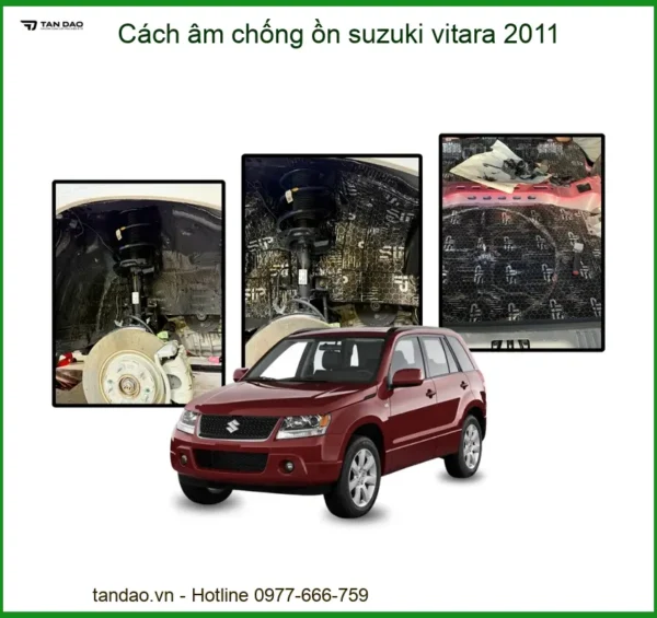 Cách Âm Chống Ồn Suzuki Vitara 2011 Chính Hãng - Giải Pháp Êm Ái Tại Thành Phát Auto