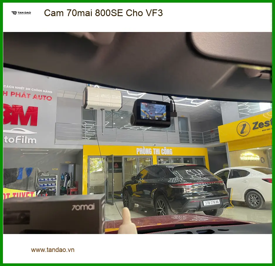 Chú Thanh lắp Camera 70mai 800SE cho VinFast VF3 ở Quận Thủ Đức ảnh thực tế 2