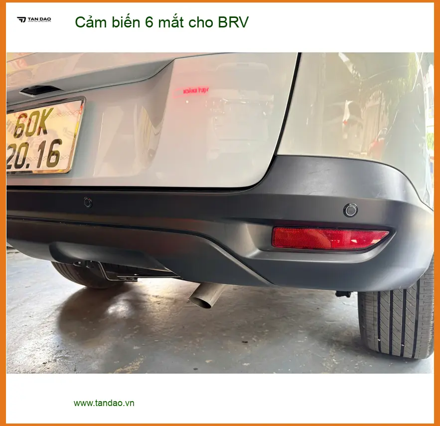 Chú Cường lắp cảm biến 6 mắt cho BRV tại Hóc Môn để lùi xe an toàn hơn ảnh thực tế 2