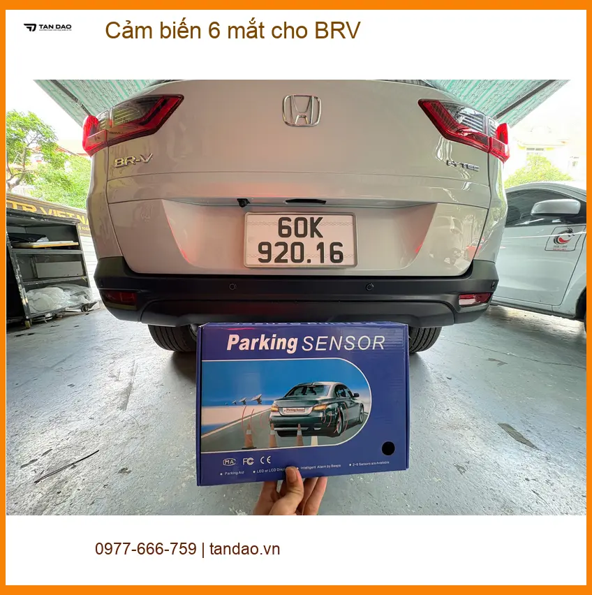 Chú Cường lắp cảm biến 6 mắt cho BRV tại Hóc Môn để lùi xe an toàn hơn ảnh thực tế 4