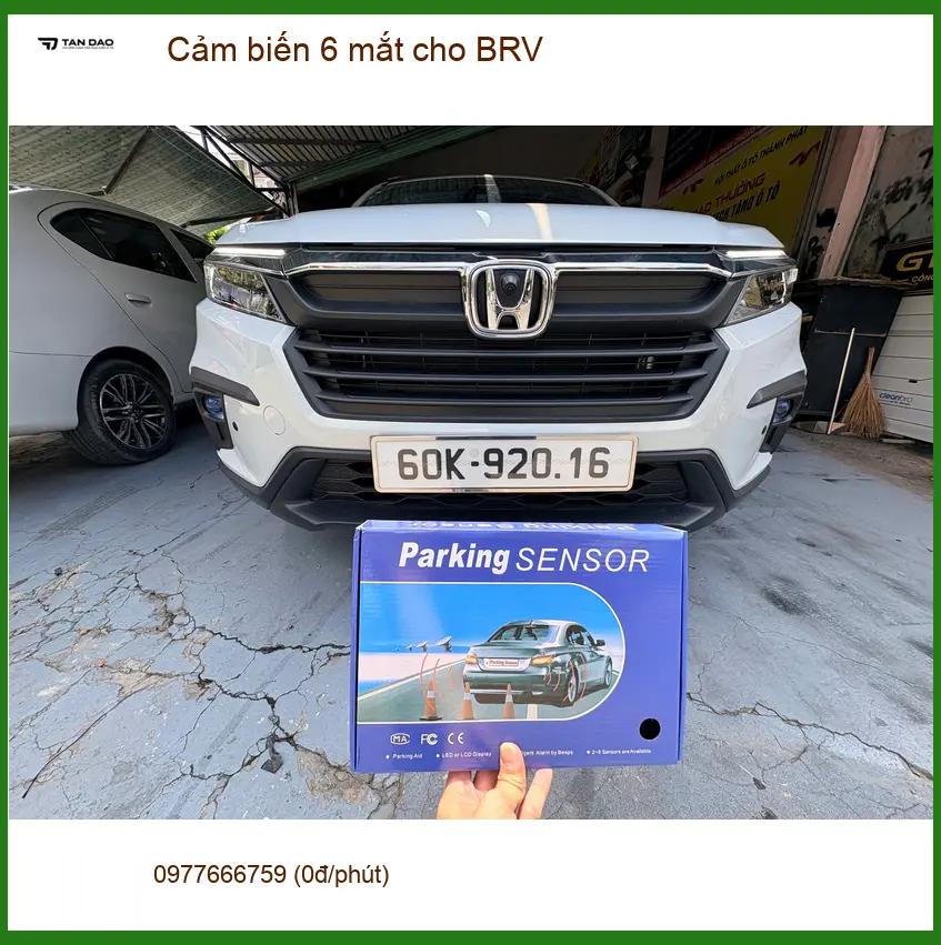 Chú Cường lắp cảm biến 6 mắt cho BRV tại Hóc Môn để lùi xe an toàn hơn ảnh thực tế 5