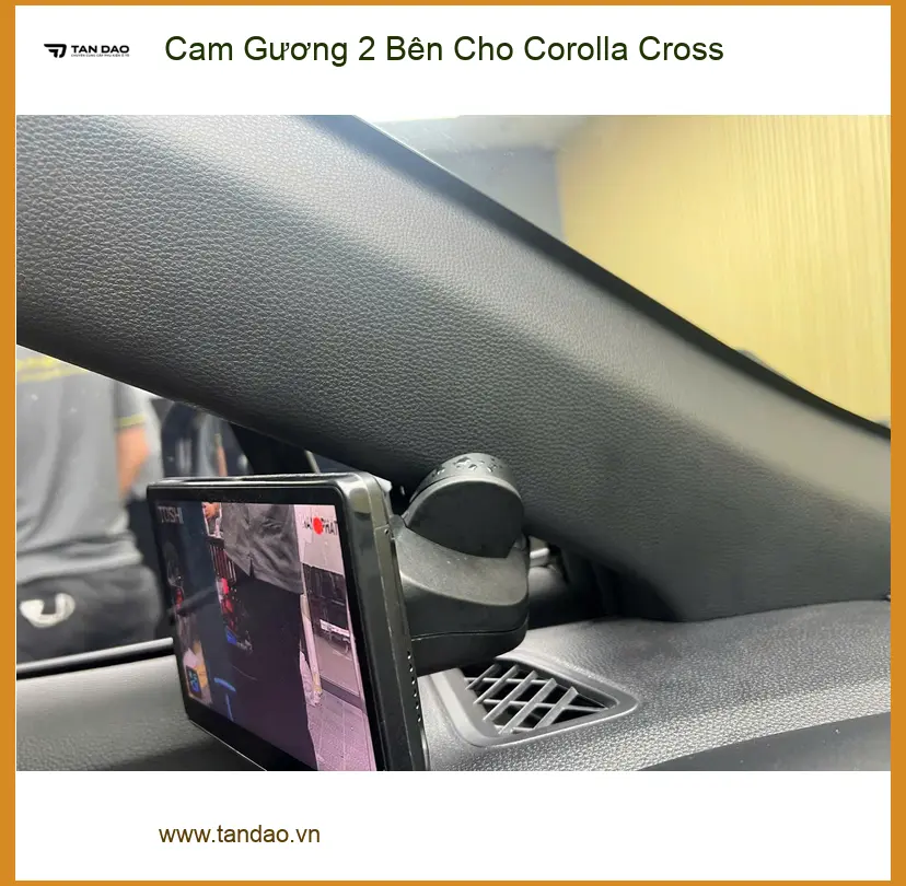 Chú Minh lắp Cam Gương 2 Bên cho Corolla Cross tại Thủ Đức cho an toàn ảnh thực tế 3