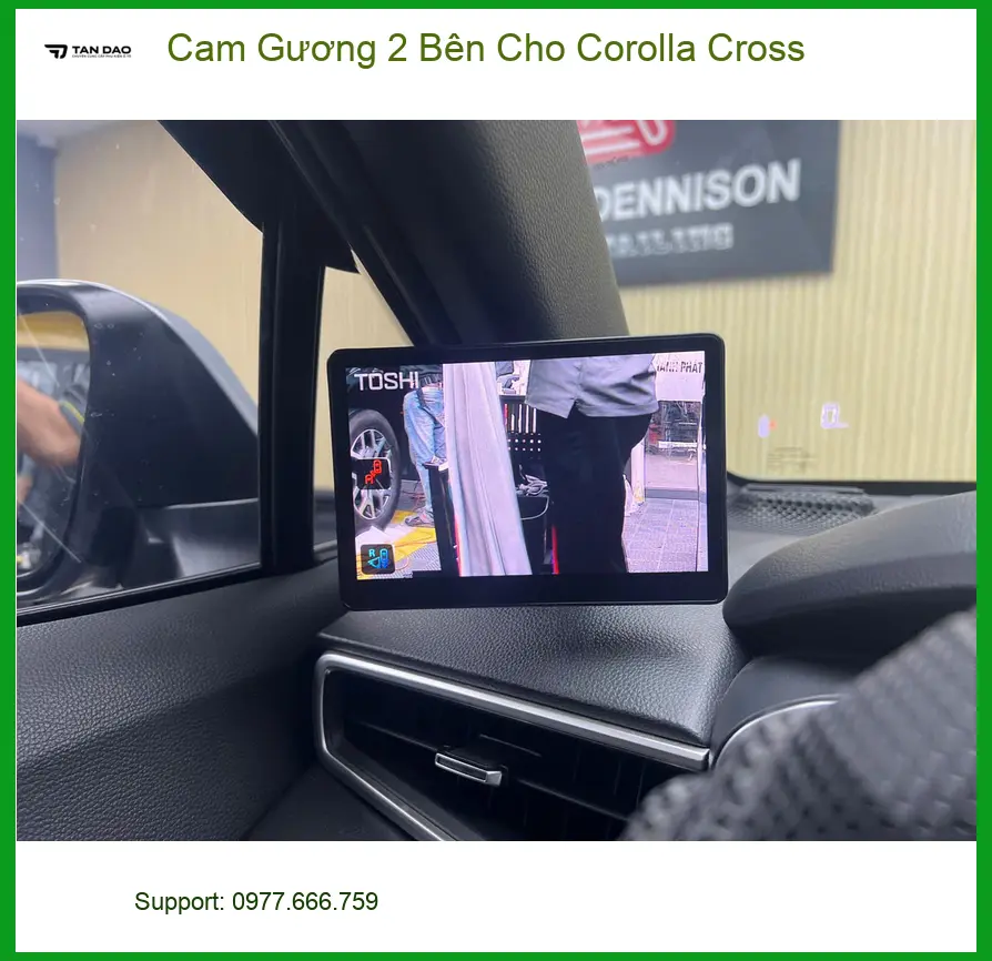 Chú Minh lắp Cam Gương 2 Bên cho Corolla Cross tại Thủ Đức cho an toàn ảnh thực tế 4