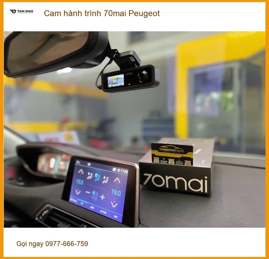 Anh Khôi lắp Cam hành trình 70mai Peugeot 3008 ở Quận 12 để ghi lại mọi khoảnh khắc ảnh thực tế 2