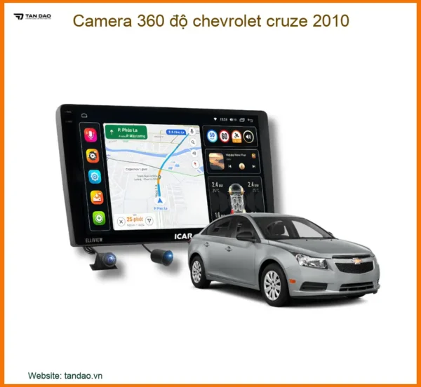 Camera 360 Độ Chevrolet Cruze 2010 - Giải Pháp Lái Xe An Toàn Toàn Diện
