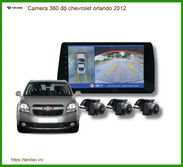 Camera 360 độ Chevrolet Orlando 2012 - Địa Chỉ Lắp Đặt Uy Tín TPHCM