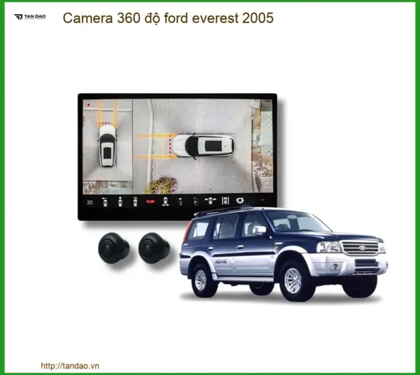 Camera 360 Độ Ford Everest 2005 - Giải Pháp Hỗ Trợ Lái Xe An Toàn
