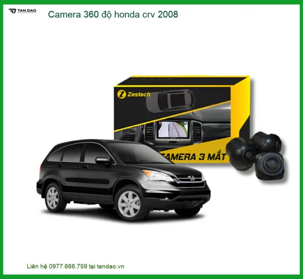 Lắp Camera 360 Độ Honda Cho Xe Honda Crv 2008 – Giải Pháp Lái Xe An Toàn