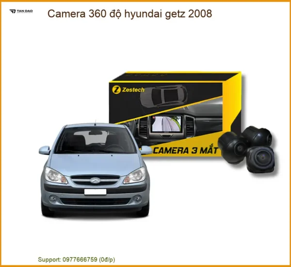 Camera 360 Độ Cho Hyundai Getz 2008 – Giải Pháp Lái Xe An Toàn Toàn Diện