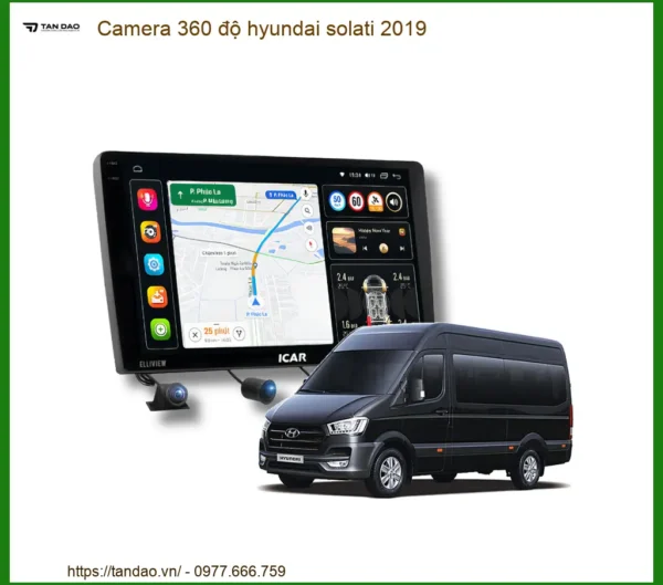 Camera 360 độ Hyundai Solati 2019 - Địa Chỉ Lắp Đặt Chuyên Nghiệp Uy Tín TPHCM