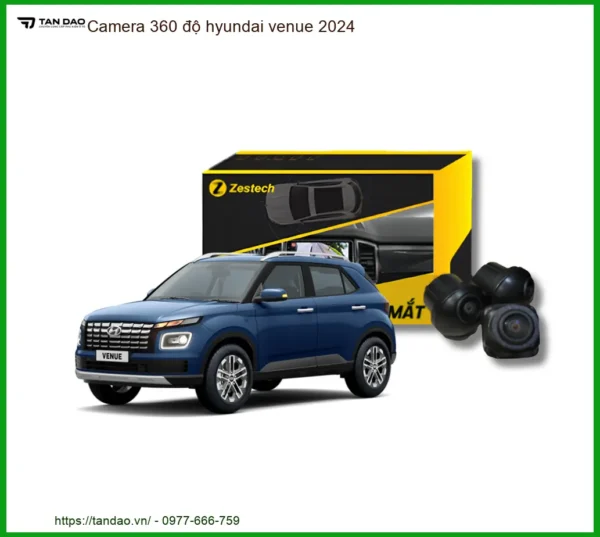 Camera 360 độ Hyundai Venue 2024 - Trung Tâm Lắp Đặt Uy Tín TPHCM