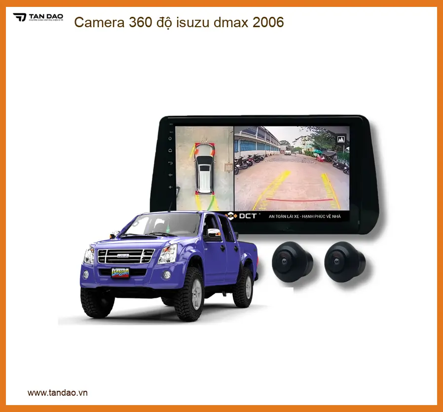Bộ Camera 360 Độ Ô Tô Isuzu Dmax 2006 - Địa Chỉ Lắp Đặt Uy Tín TPHCM