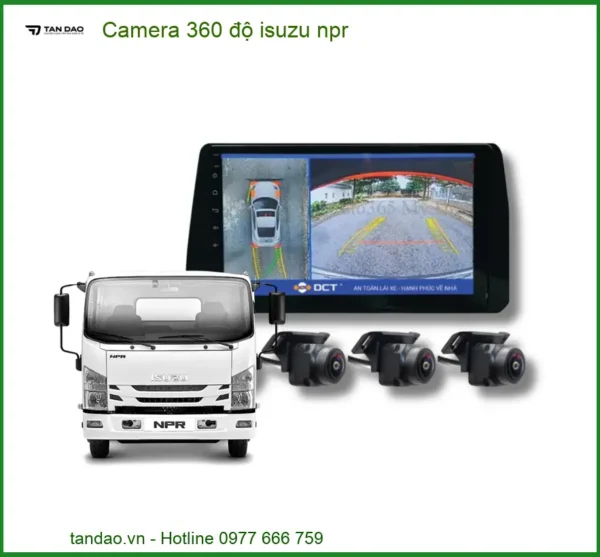 Camera 360 độ Isuzu NPR - Trung Tâm Lắp Đặt Giá Tốt Chính Hãng TPHCM