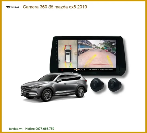 Camera 360 độ Mazda CX8 2019