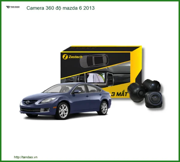 Camera 360 Độ Mazda 6 2013 Chính Hãng - Giải Pháp Hỗ Trợ Lái Xe An Toàn