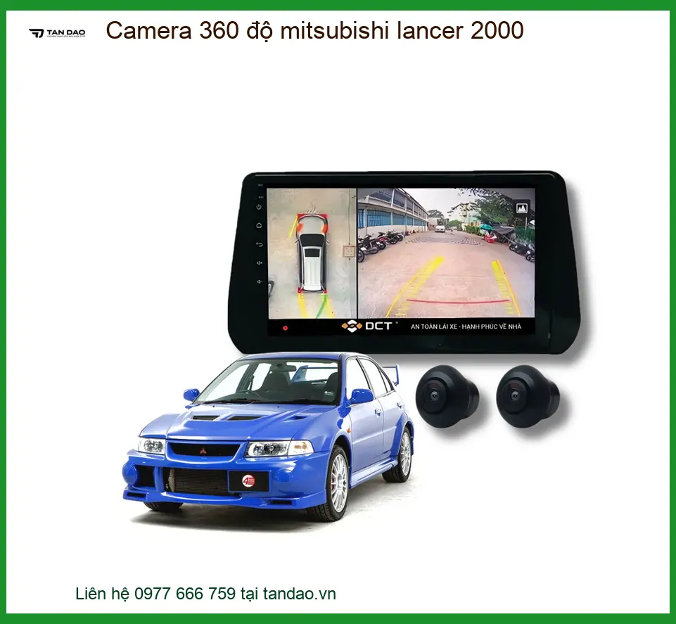 Camera 360 độ Mitsubishi Lancer 2000 - Địa Chỉ Lắp Đặt Uy Tín TPHCM