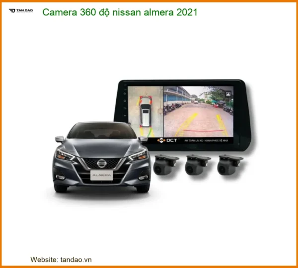 Camera 360 Độ Nissan Cho Xe Nissan Almera 2021 Cao Cấp Chính Hãng