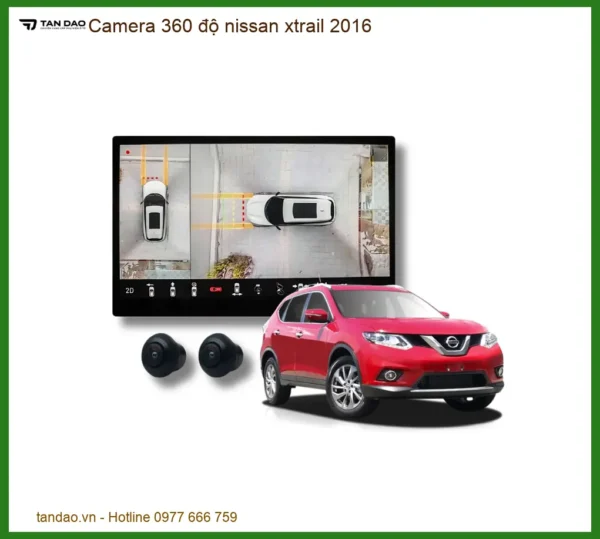 Camera 360 độ Nissan Xtrail 2016 - Địa Chỉ Lắp Đặt Chính Hãng TPHCM