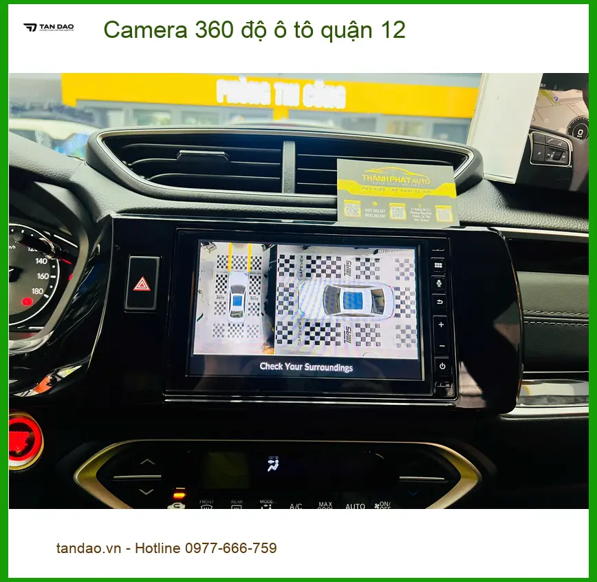 Trung Tâm Lắp Camera 360 Độ Ô Tô Xe Hơi Tại Quận 12 - Lắp Đặt Uy Tín TPHCM ảnh thực tế 2