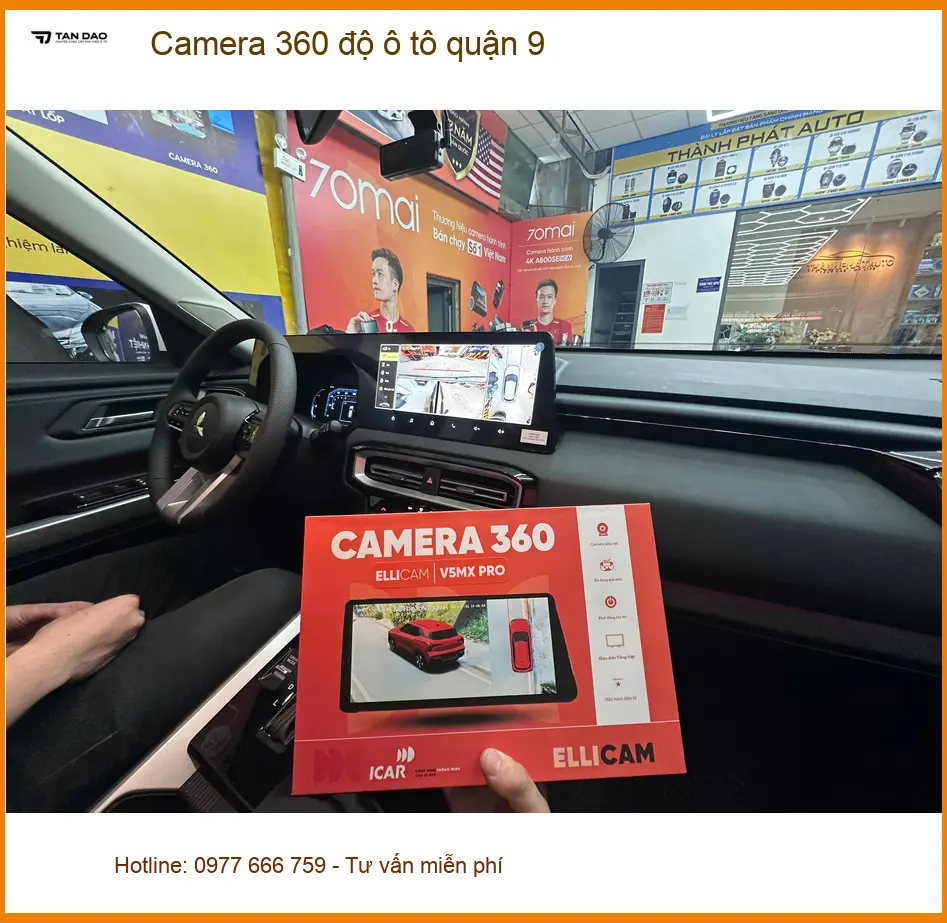Cửa Hàng Gắn Camera 360 Độ Ô Tô Tại Quận 9 - Gắn Nhanh Trong Ngày ảnh thực tế 2