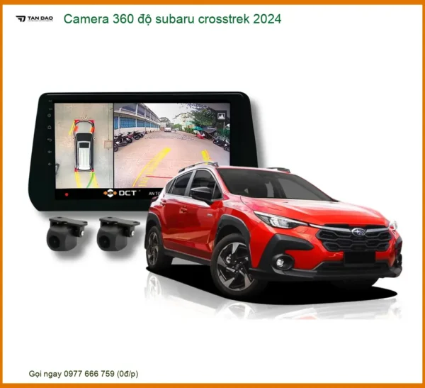 Camera 360 Độ Subaru Cho Subaru Crosstrek 2024 Chính Hãng - Lắp Đặt Chuyên Nghiệp