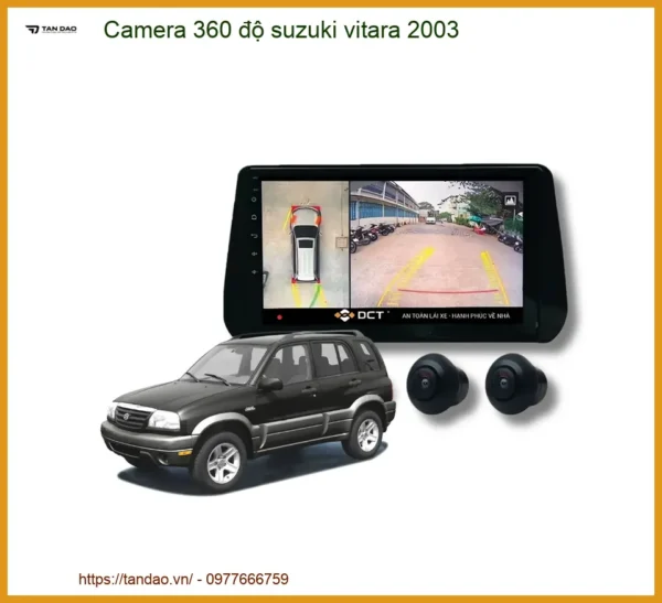 Lắp Camera 360 Độ Cho Suzuki Vitara 2003 Chính Hãng - Giải Pháp Lái Xe An Toàn