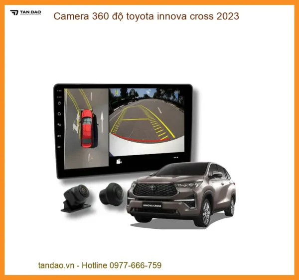Lắp Camera 360 Độ Cho Xe Toyota Innova Cross 2023 - Hỗ Trợ Lái Xe An Toàn