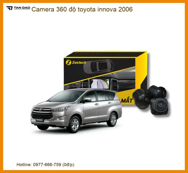 Camera 360 độ Toyota Innova 2006 - Trung Tâm Lắp Đặt Chính Hãng TPHCM
