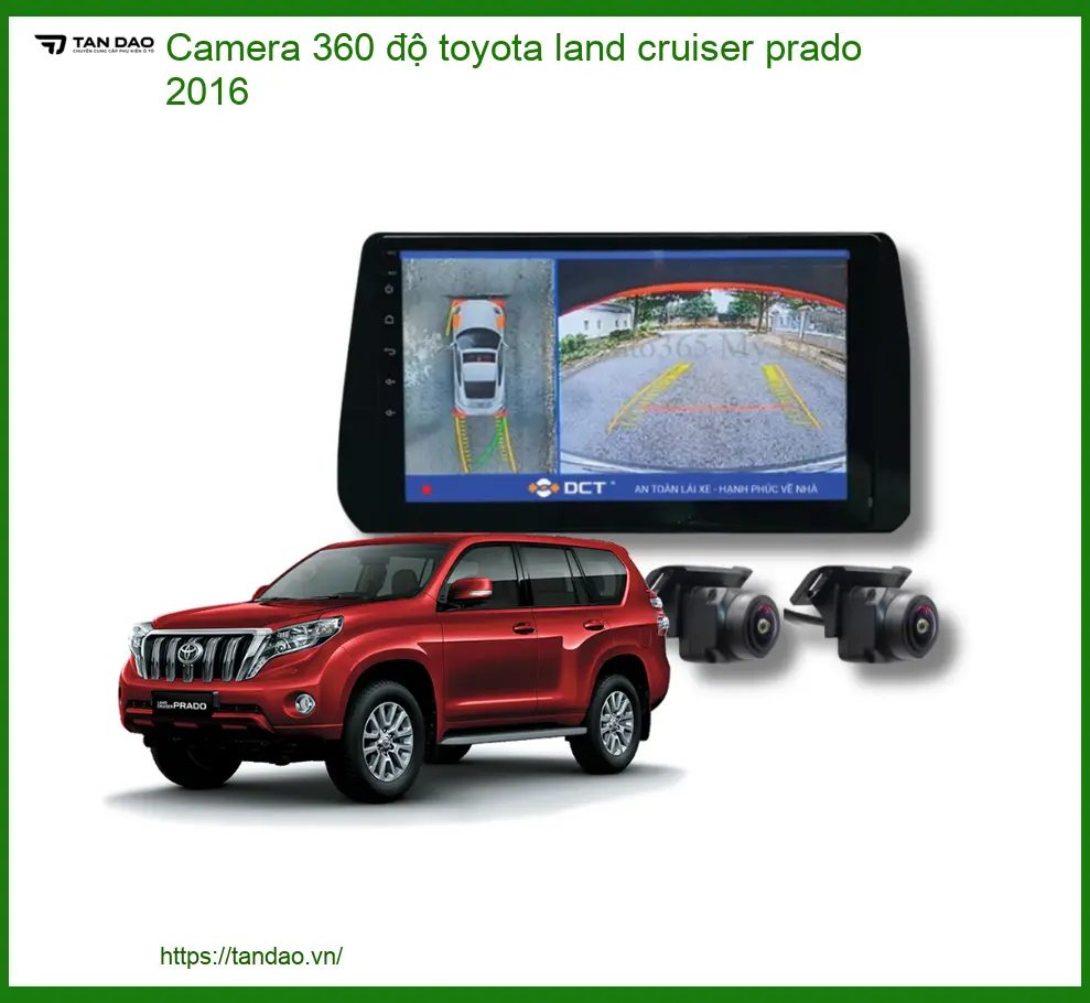 Camera 360 độ Toyota Land Cruiser Prado 2016 - Địa Chỉ Lắp Đặt Chính Hãng TPHCM