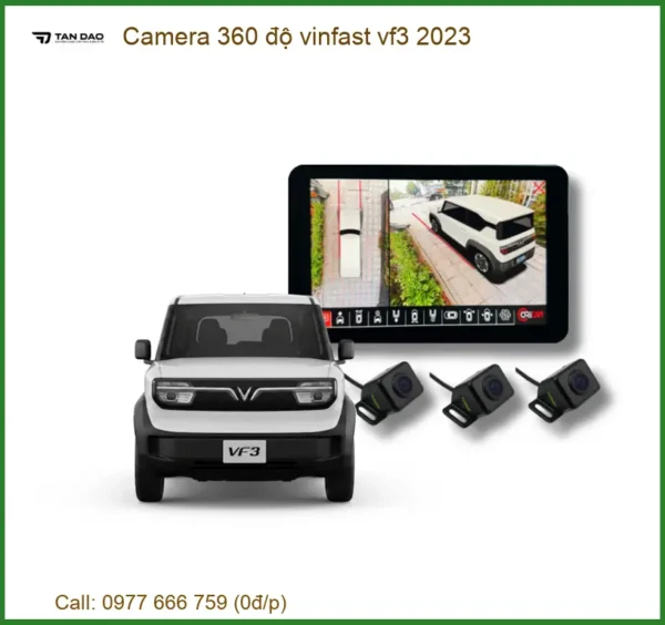 Camera 360 Độ Vinfast Vf3 - Giải Pháp Hỗ Trợ Lái Xe An Toàn Chính Hãng