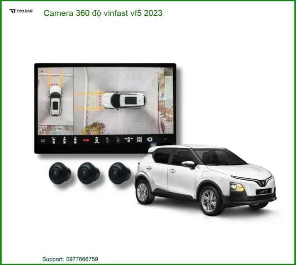 Camera 360 Độ Vinfast Vf5 2023 - Giải Pháp Hỗ Trợ Lái Xe An Toàn Tại Thành Phát Auto
