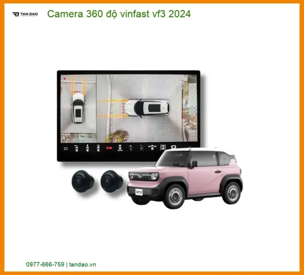 Lắp Camera 360 Độ VinFast VF3 2024 Chính Hãng Tại TPHCM