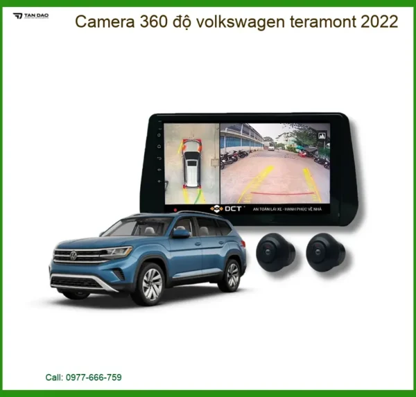 Camera 360 Độ Cho Volkswagen Teramont 2022 - Giải Pháp Lái Xe An Toàn Toàn Diện