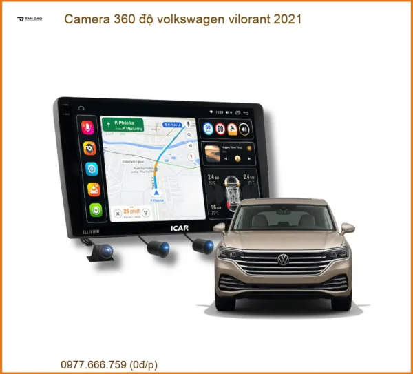 Camera 360 Độ Volkswagen Viloran 2021 Cao Cấp - Lắp Đặt Tại Thành Phát Auto