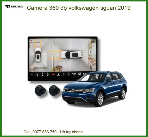 Camera 360 độ Volkswagen Tiguan 2019 - Trung Tâm Lắp Đặt Uy Tín TPHCM