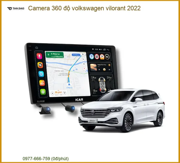Camera 360 độ Volkswagen Vilorant 2022 - Địa Chỉ Lắp Đặt Chính Hãng TPHCM