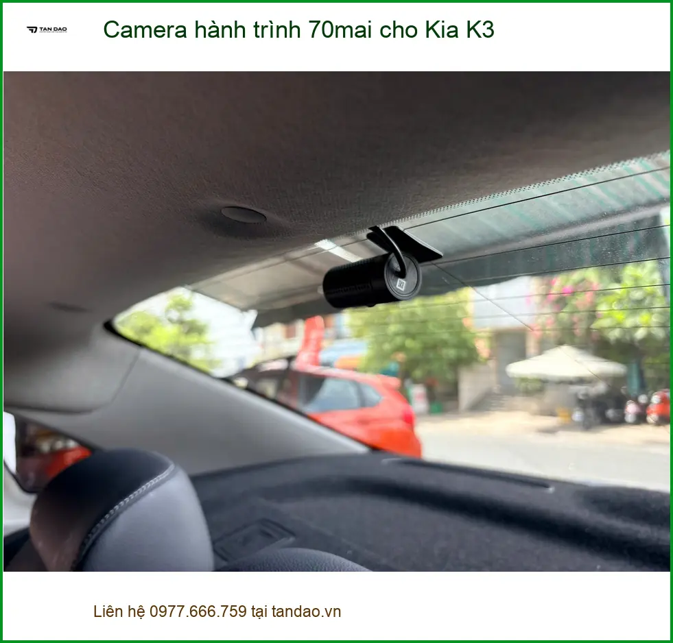 Anh Minh lắp Camera hành trình 70mai cho Kia K3 Quận 12 an toàn hơn ảnh thực tế 3
