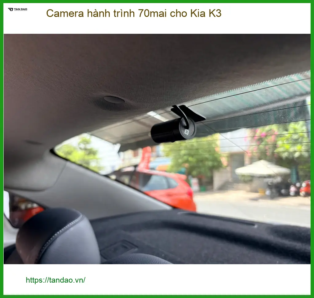 Anh Lộc gắn Camera hành trình 70mai cho Kia K3 Quận Thủ Đức ảnh thực tế 3